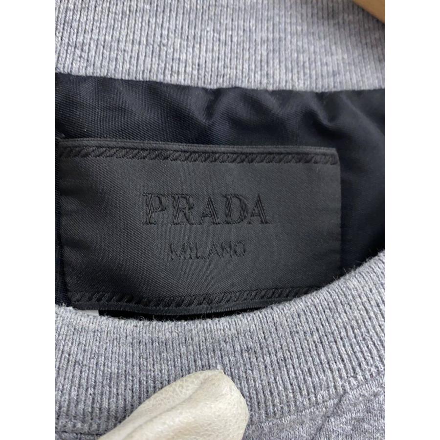 PRADA◇スウェット/XL/コットン/GRY/UJL148 S202 1Y13 : セカンド
