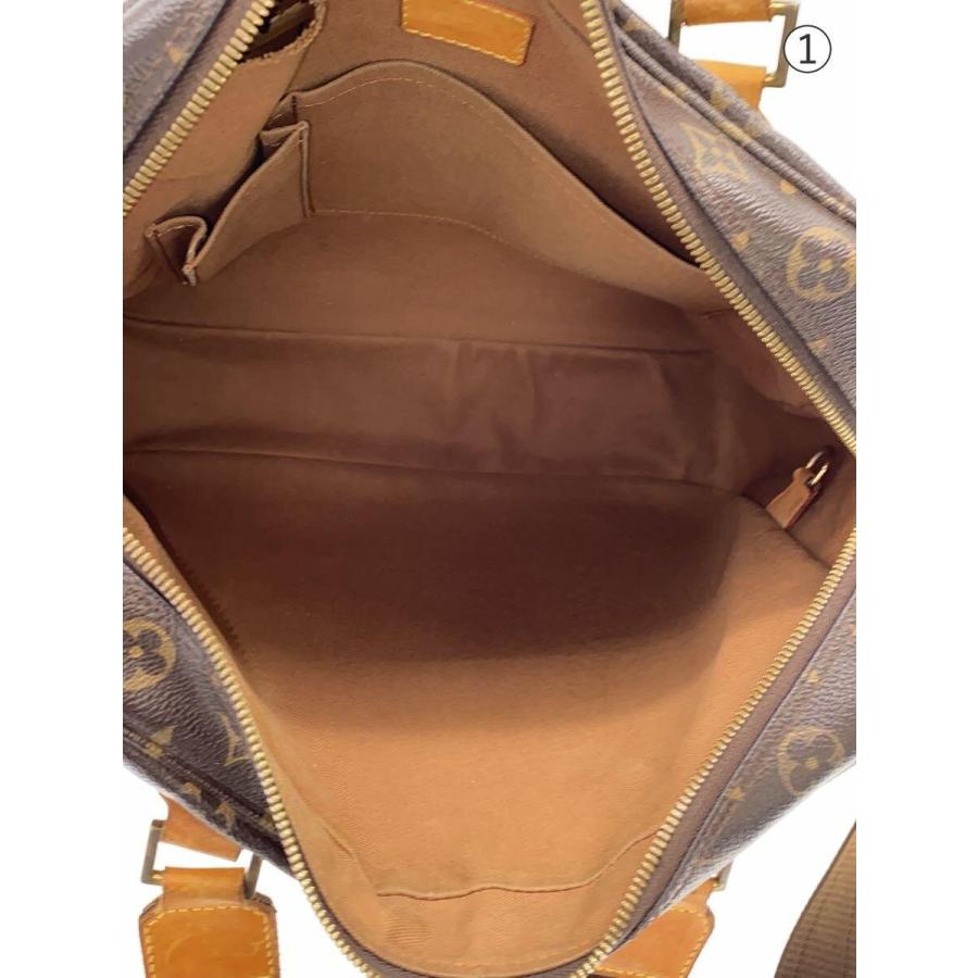 LOUIS VUITTON◆サック・ボスフォール_モノグラム・キャンバス/PVC/BRW