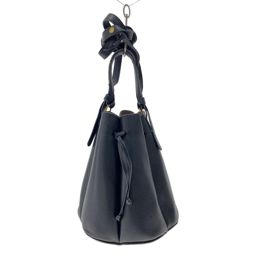 POLENE◇ショルダーバッグ/レザー/BLK/無地 : セカンドストリートYahoo