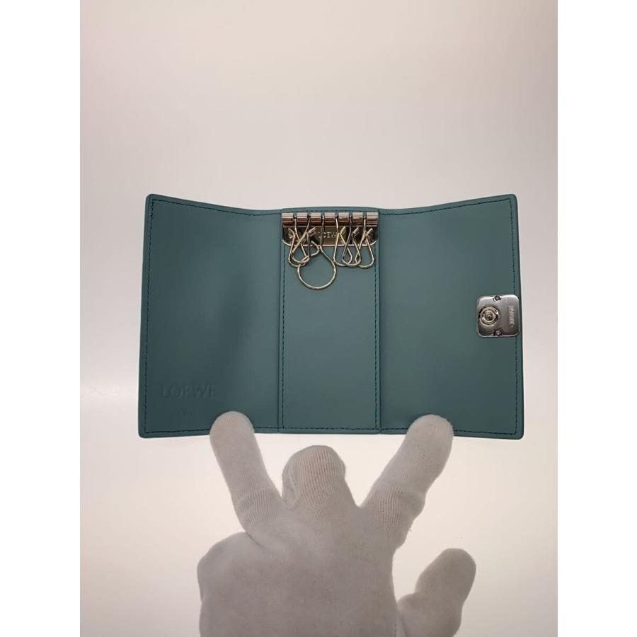 LOEWE◇キーケース/レザー/BLU/無地/レディース/c821k92x01 : セカンド