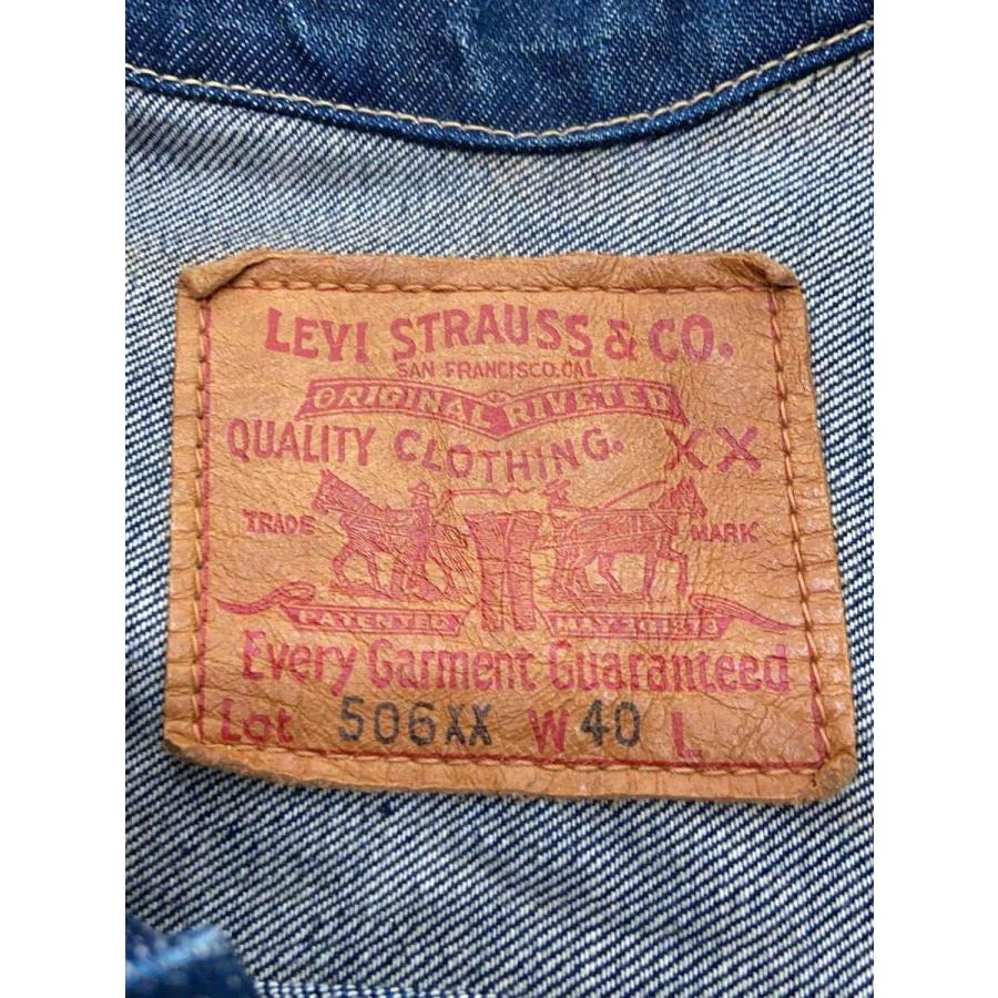 Levi's◇Gジャン/40/デニム/IDG/506XX : セカンドストリートYahoo!店