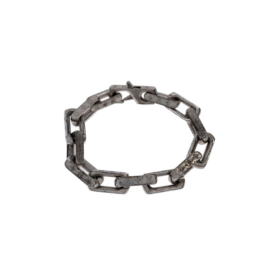 LOUIS VUITTON◇ブレスレット・チェーンモノグラム_SLV/--/SLV/メンズ