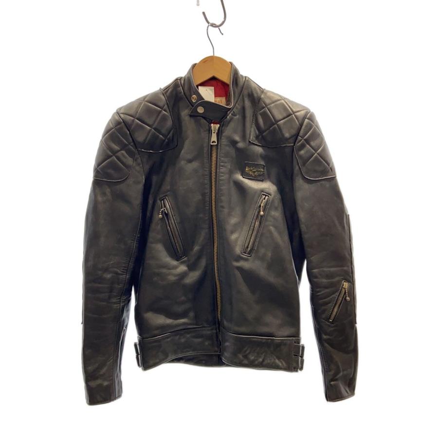 Lewis Leathers◇シングルライダースジャケット/36/レザー/BLK/Super