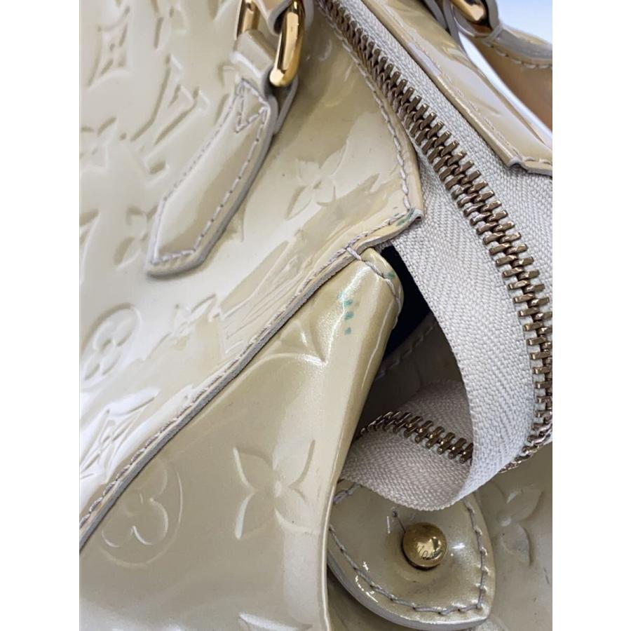 LOUIS VUITTON◇シャーウッドPM_モノグラム・ヴェルニ/エナメル/WHT 