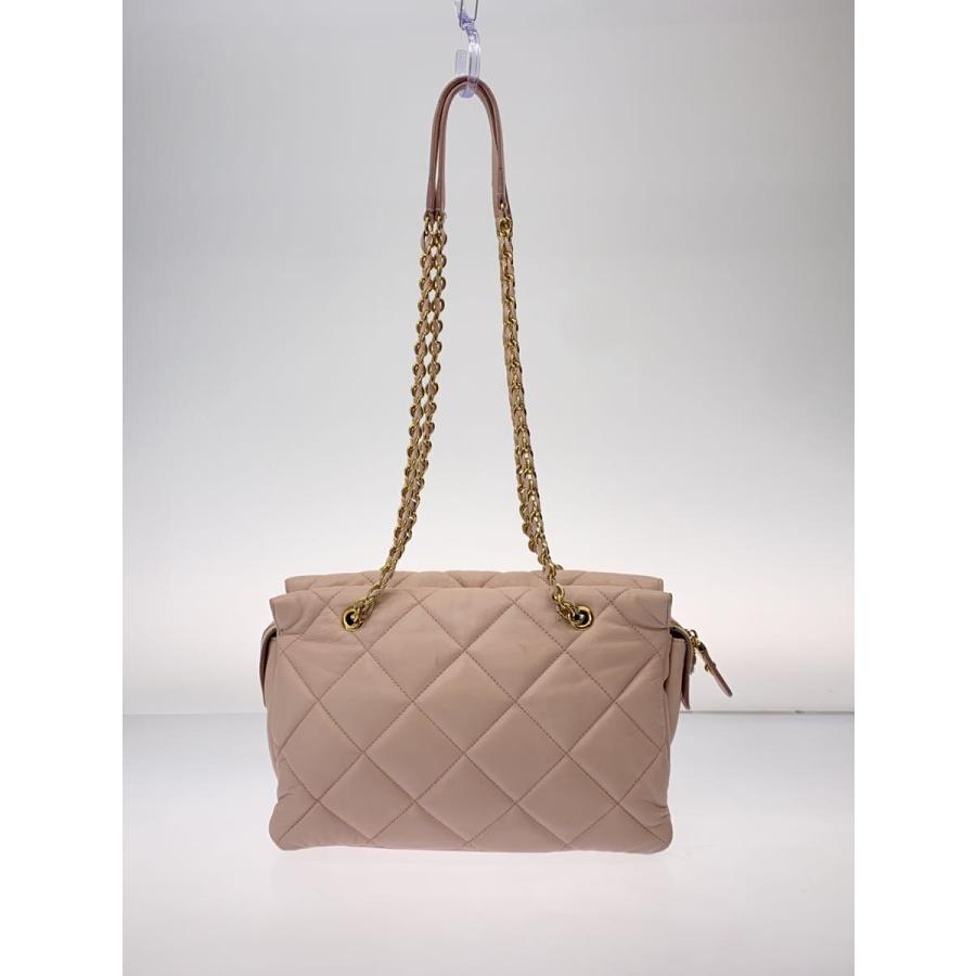 Salvatore Ferragamo◇キルティング/チェーン/ショルダーバッグ/レザー 