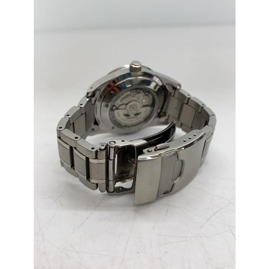 SEIKO◇自動巻腕時計/アナログ/ステンレス/WHT/SLV/4R36-05Z0