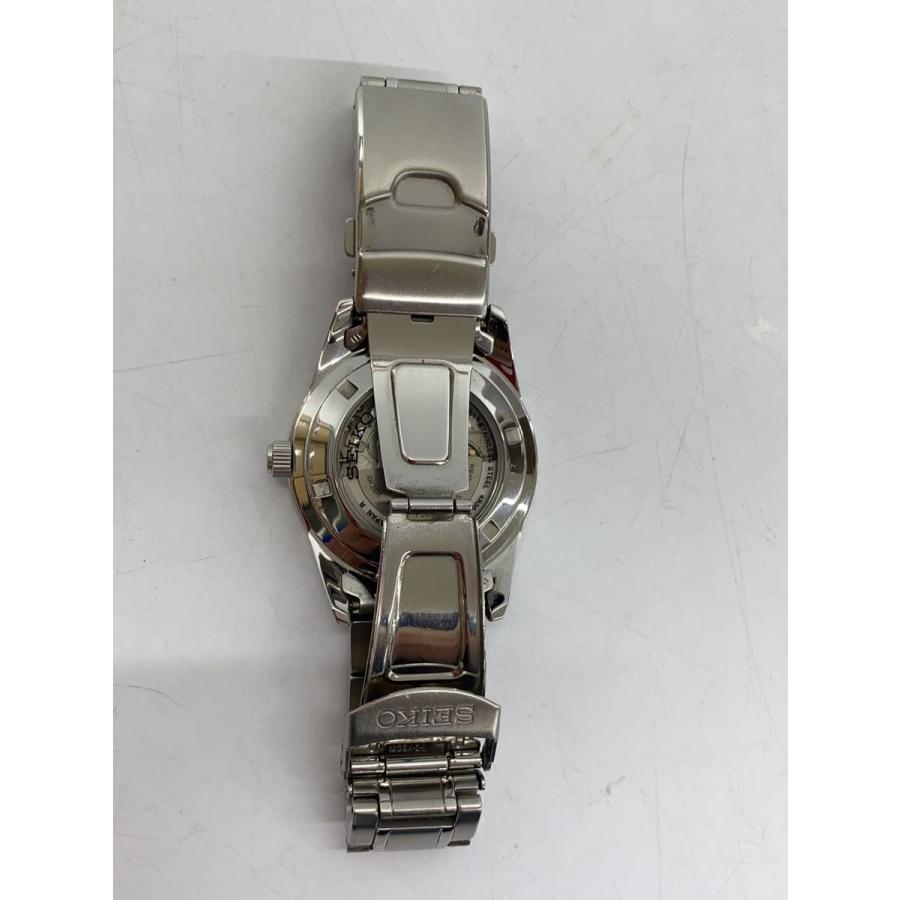 SEIKO◇自動巻腕時計/アナログ/ステンレス/WHT/SLV/4R36-05Z0