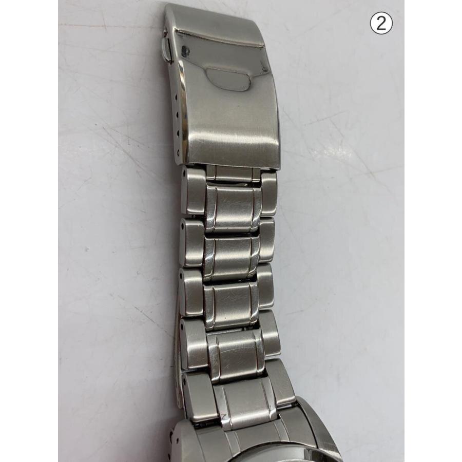 SEIKO◇自動巻腕時計/アナログ/ステンレス/WHT/SLV/4R36-05Z0