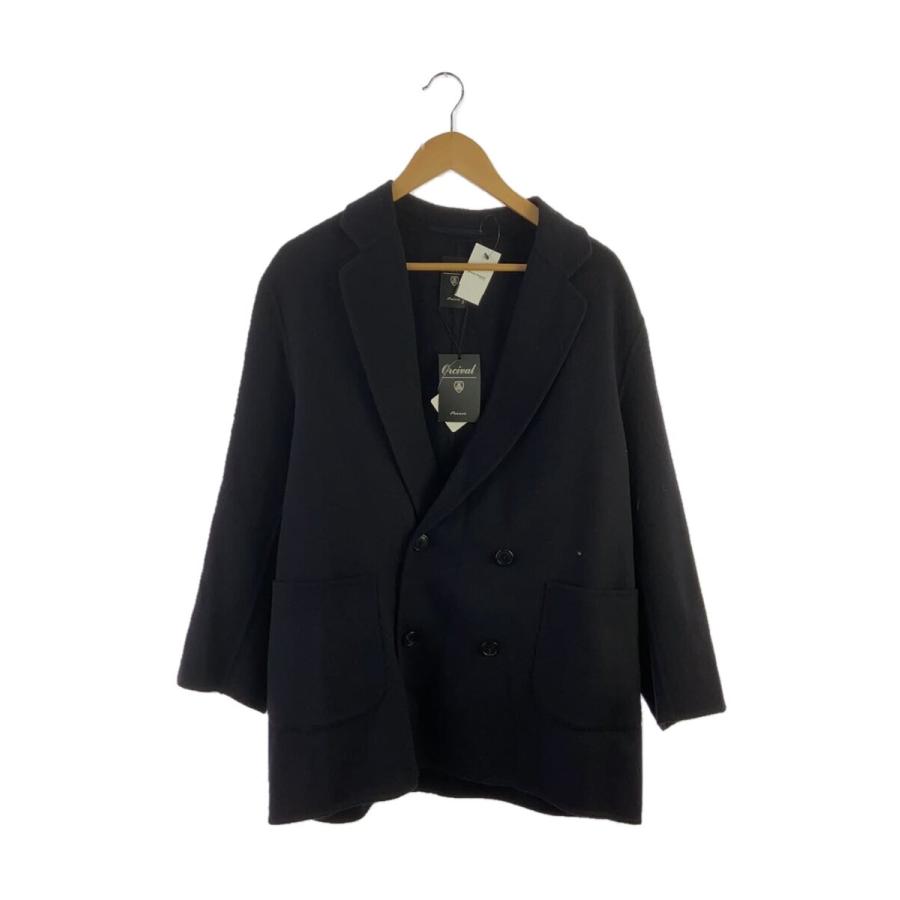 【未使用】ORCIVAL Woolウール ダブルコート 黒 ORCIVAL◇22AW/ウールリバーダブルブレストミドルコート/2/ウール/NVY