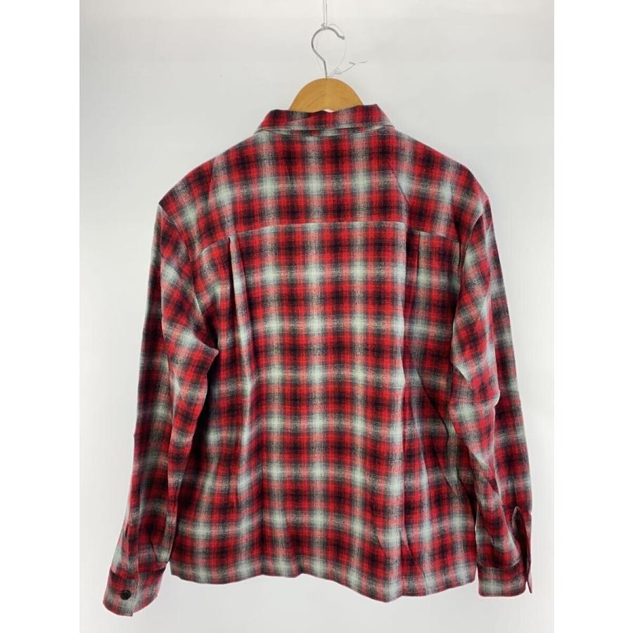 WIND AND SEA◇PLAID PATTERN ZIP SH/L/コットン/RED/オンブレCK WIND AND SEA◇PLAID PATTERN ZIP SH/L/コットン/RED/オンブレCK