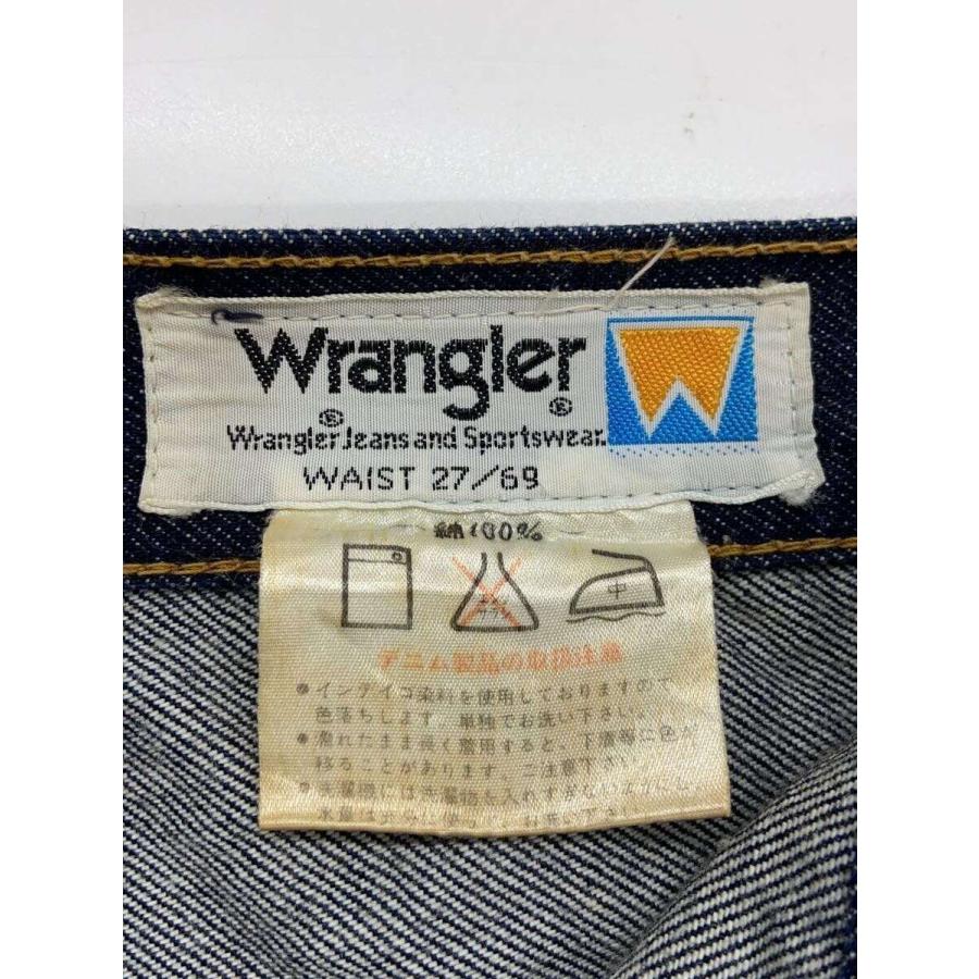 WRANGLER◇70s/セーラーパンツ/ブーツカットパンツ/27/デニム/IDG/無地 