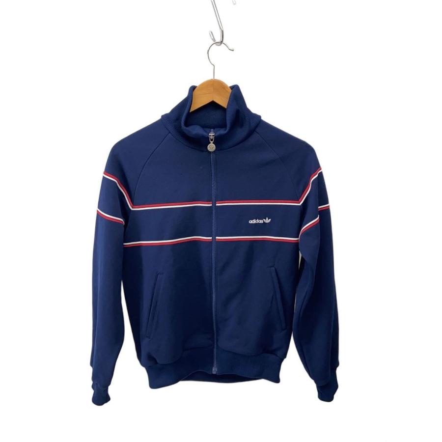 adidas◇ジャージ/トラックジャケット/L/ポリエステル/70-80s/BLK/ATS