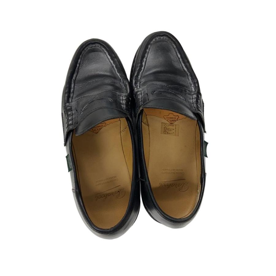 Paraboot◆REIMS/MARCHE NOIRE-LIS NOIR/ローファー/UK6.5/BLK/レザー/099412//_2