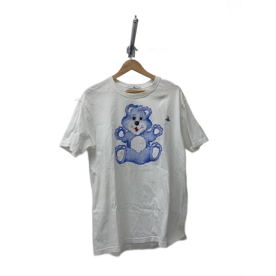 Vivienne Westwood プリントtシャツ ロゴ刺繍 Uネック 【公式通販】