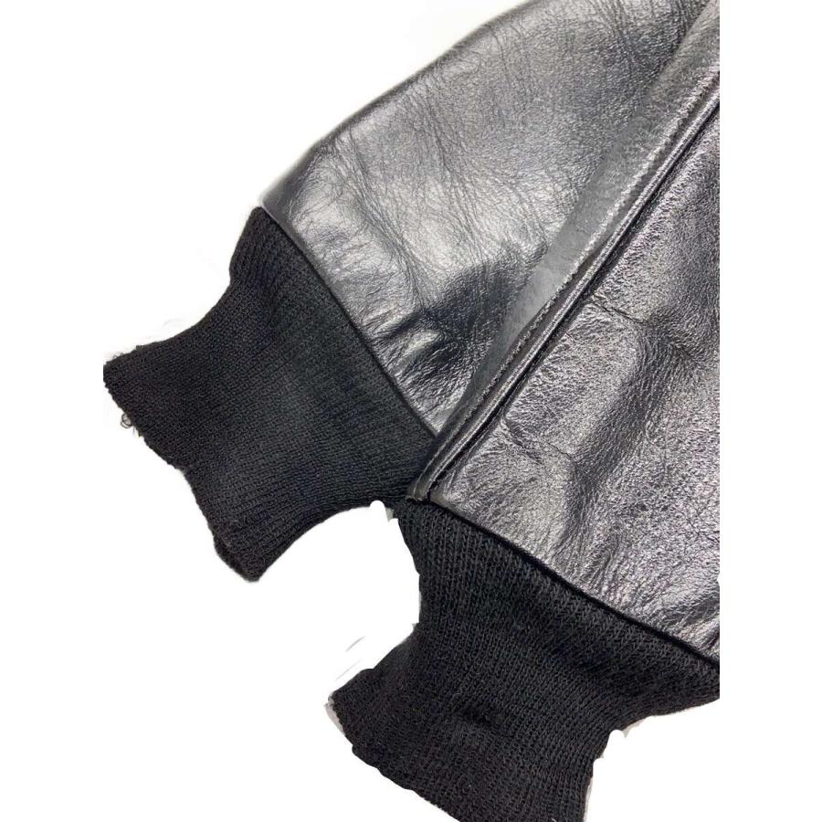 TOYs McCOY◆TYPE A-2 RWA CLOTHING/リレザージャケット・ブルゾン/40/レザー/BLK/TMJ250の画像