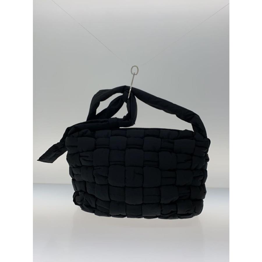 BOTTEGA VENETA◇ショルダーバッグ/ナイロン/BLK/無地 : セカンド