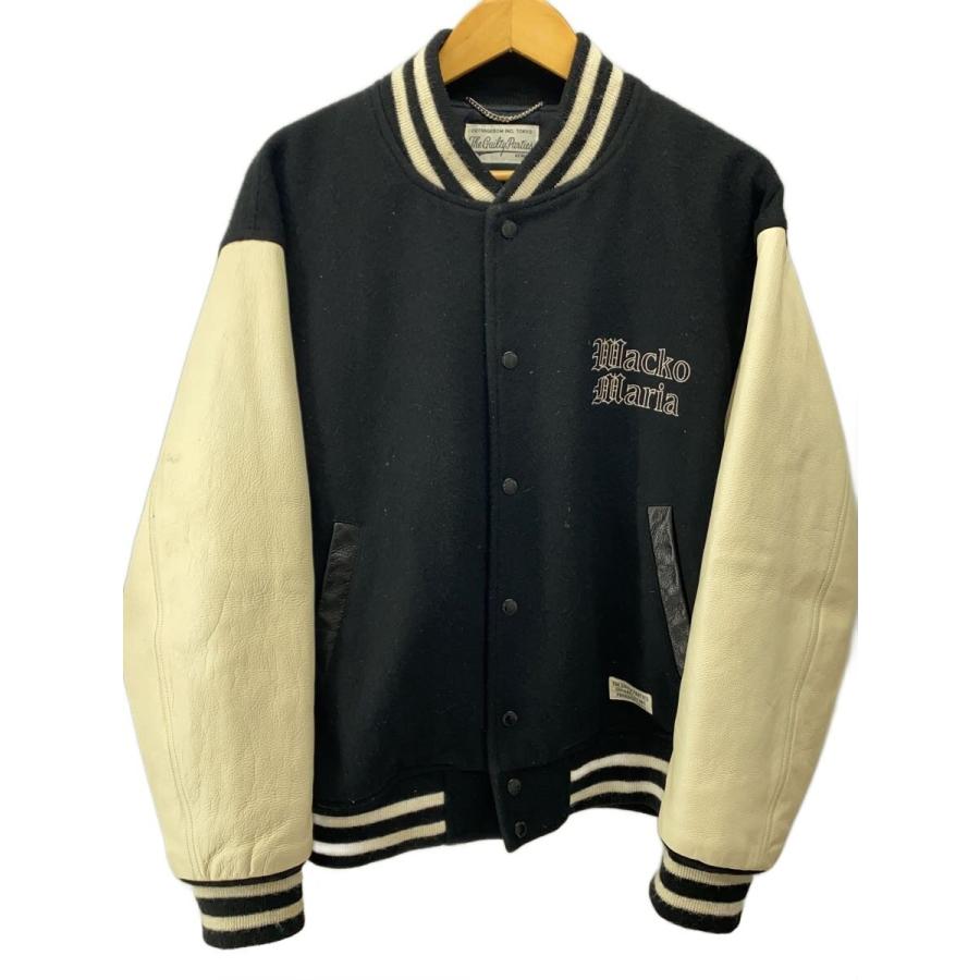 ジャケット・アウター WACKO MARIA 23AW LEATHER VARSITY JACKET 楽天市場】WACKO MARIA 23aw LEATHER VARSITY JACKET BLACK サイズL