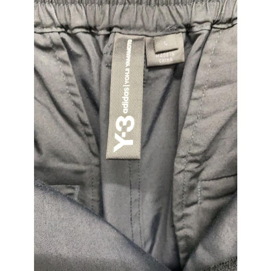 Y-3◇19AW/NYLON CARGO PANTS/L/コットン/BLK/無地/FJ0398