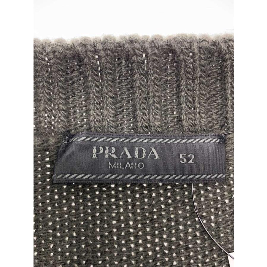 PRADA◆ニット・セーター(厚手)/52/ウール/KHK/無地/UMB645//_2