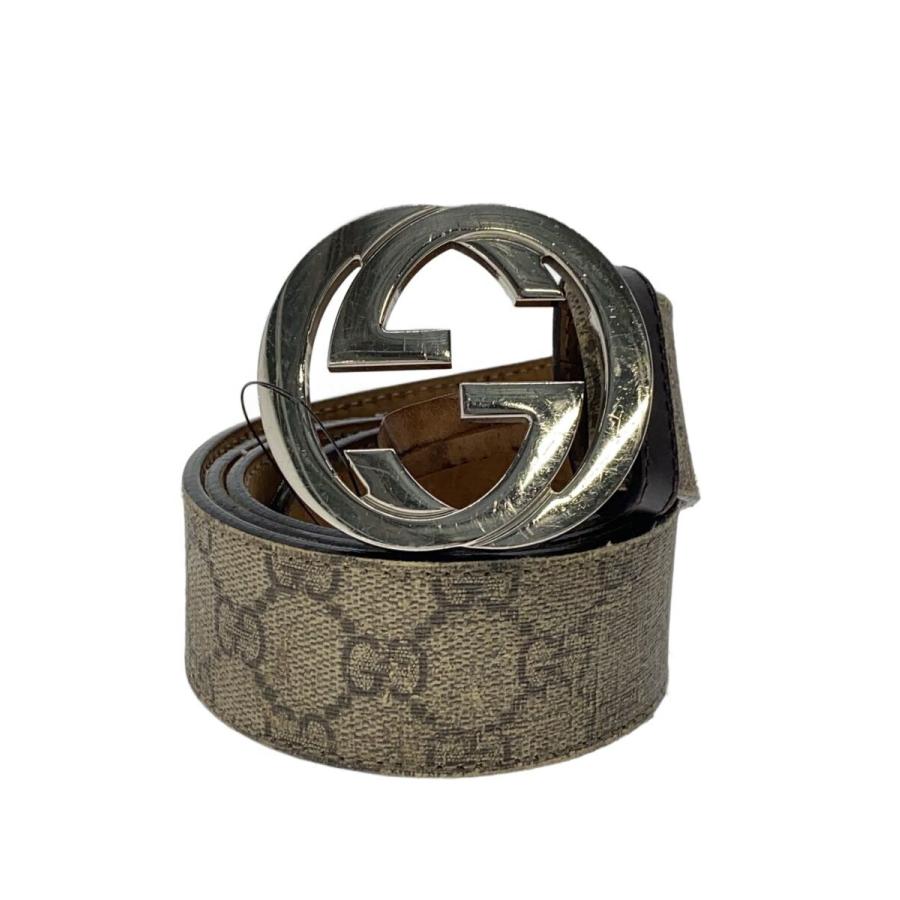 GUCCI◇ベルト/--/BRW/総柄/メンズ/411924 : セカンドストリートYahoo