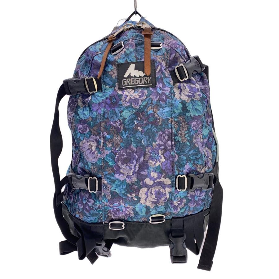 USA製旧ロゴ GREGORY 花柄 デイパック リュック タペストリー USA製旧ロゴ GREGORY 花柄 デイパック リュック タペストリー