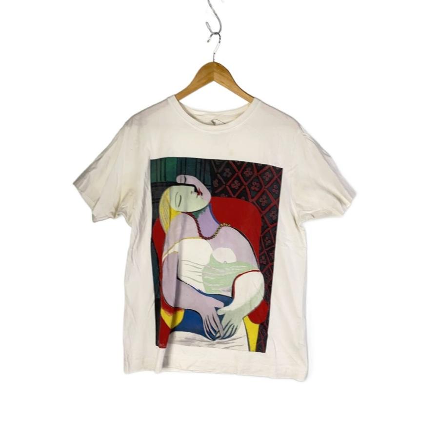PABLO PICASSO/90s/ピカソの夢/Tシャツ/L/コットン/WHT/プリント