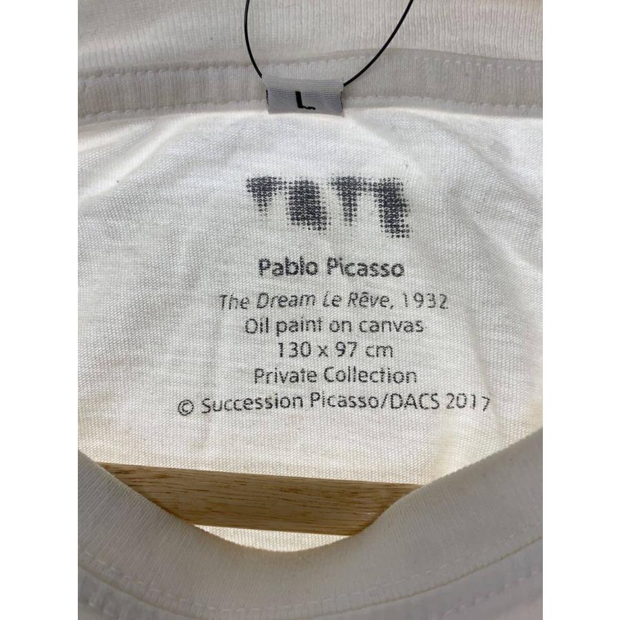 PABLO PICASSO/90s/ピカソの夢/Tシャツ/L/コットン/WHT/プリント