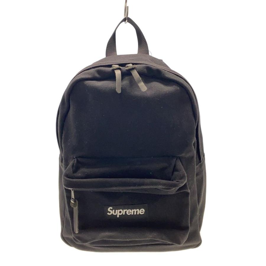 Supreme◇リュック/キャンバス/BLK// : セカンドストリートYahoo!店
