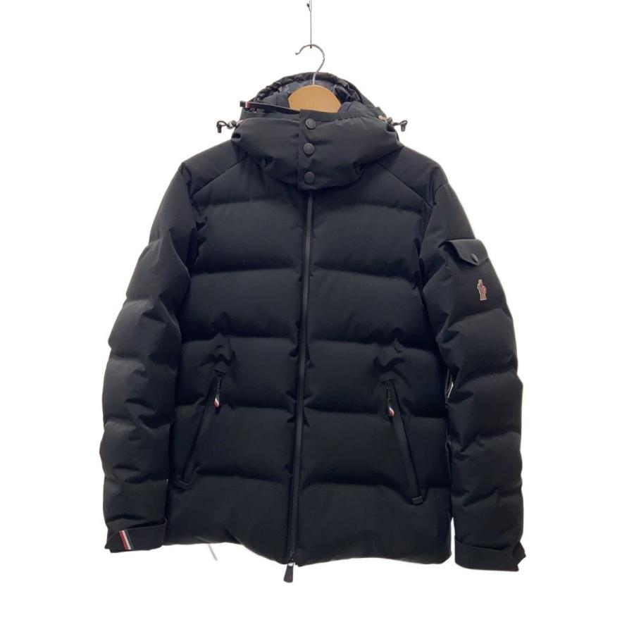 MONCLER◇ダウンジャケット/1/ナイロン/BLK/無地/G20971A00040 53066