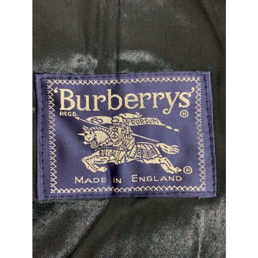 BURBERRYS◇80s/一枚袖/ローデンコート/アルパカ×ウール/NVY/裏