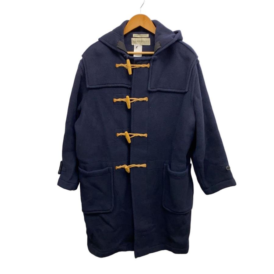 美品 イングランド製 gloverall ダッフルコート wool unisex Gloverall◇ダッフルコート/S/ウール/NVY/無地/イングランド製/ロング