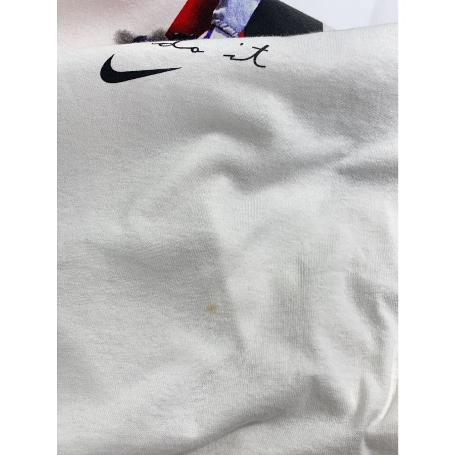 NIKE◇ドジャース/野茂/90s/タグ付/Tシャツ/S/コットン/WHT/ドジャース