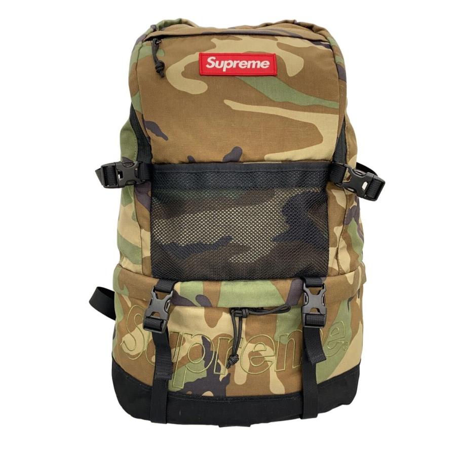 Supreme◇リュック/ナイロン/マルチカラー/カモフラ : セカンド