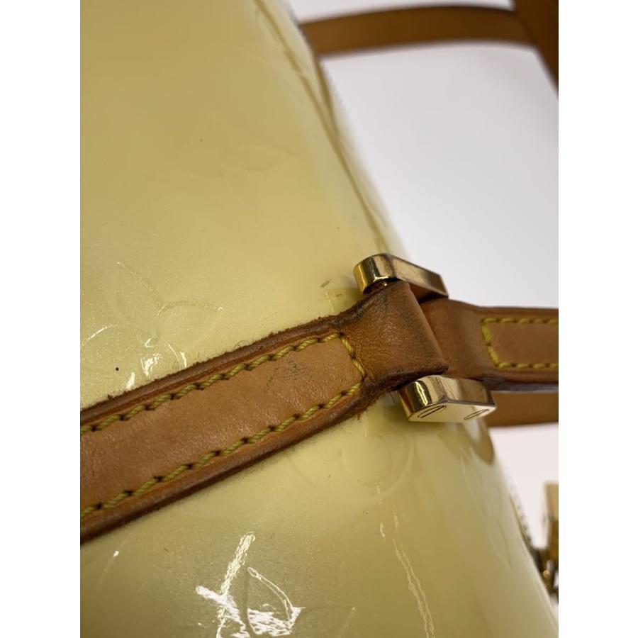 LOUIS VUITTON◇ベッドフォード_モノグラム・ヴェルニ/エナメル/WHT/総 