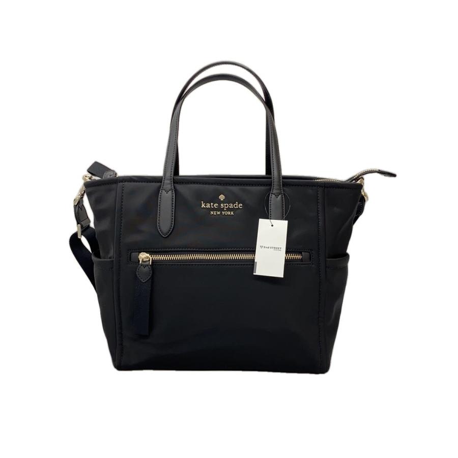 kate spade NEW YORK ナイロン トートバッグ kate spade new york◇トートバッグ/ナイロン/BLK/無地// : セカンド