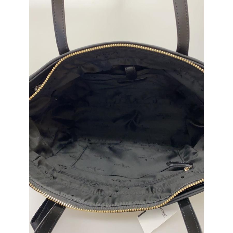 kate spade new york◇トートバッグ/ナイロン/BLK/無地// : セカンド
