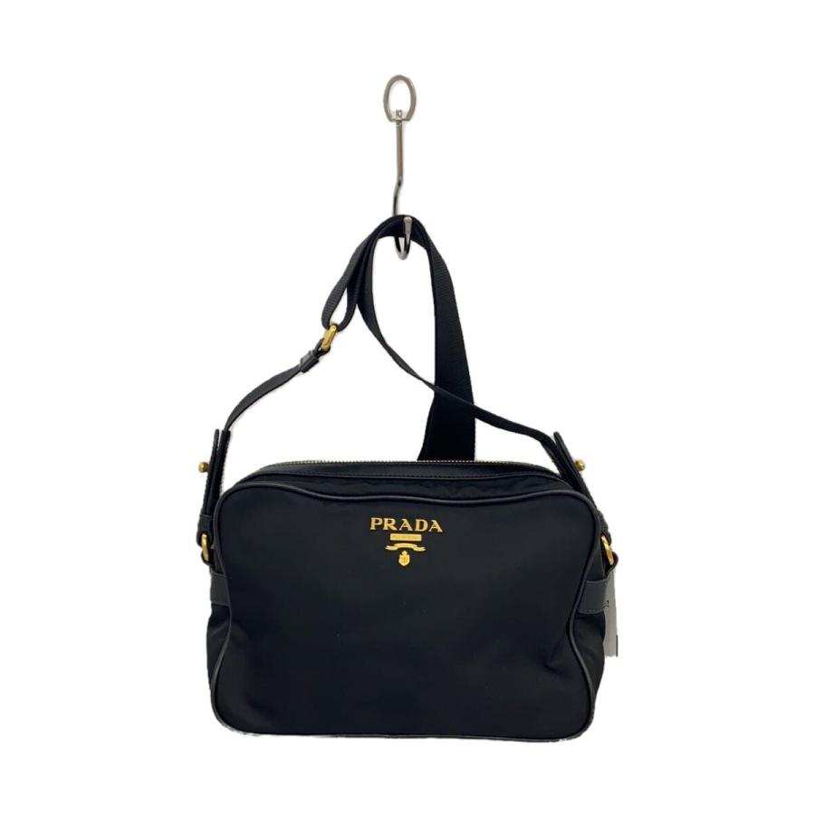PRADA◇ショルダーバッグ/ナイロン/BLK/1BH089 : セカンドストリート