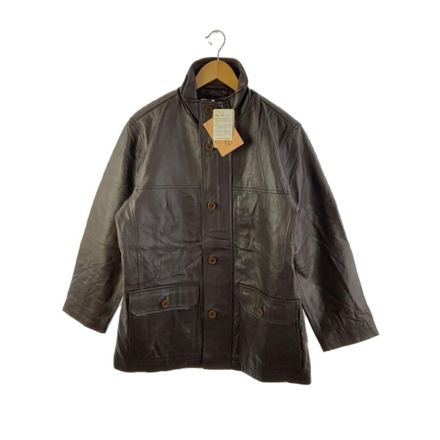 Crocodile◇レザージャケット・ブルゾン/M/羊革/BRW/1604-68403