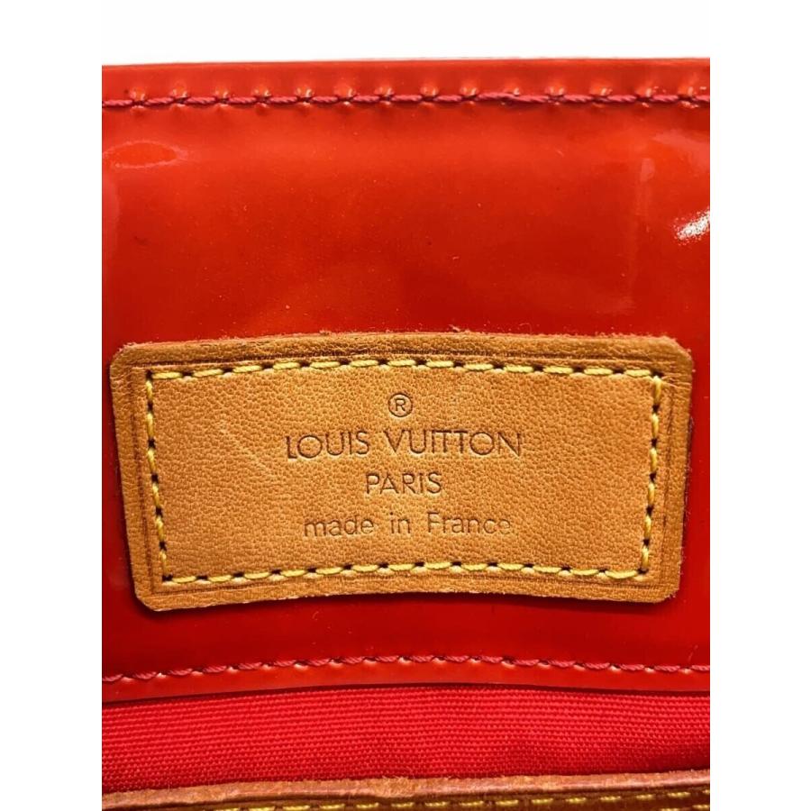 LOUIS VUITTON◇リードPM_モノグラム・ヴェルニ_RED/エナメル/RED