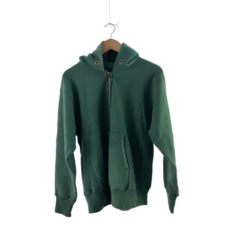 A.PRESSE◇Vintage Half Zip Sweat Hoodie/コットン/GRN/24SAP-05-02K