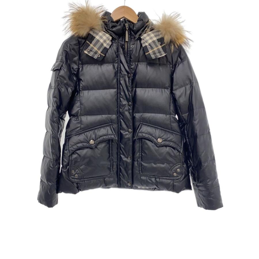 BURBERRY BLUE LABEL◇ダウンジャケット/38/ポリエステル/BLK/FCF24 