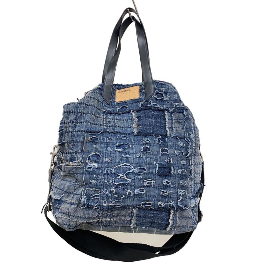 DIESEL◇トートバッグ/デニム/IDG : セカンドストリートYahoo!店 