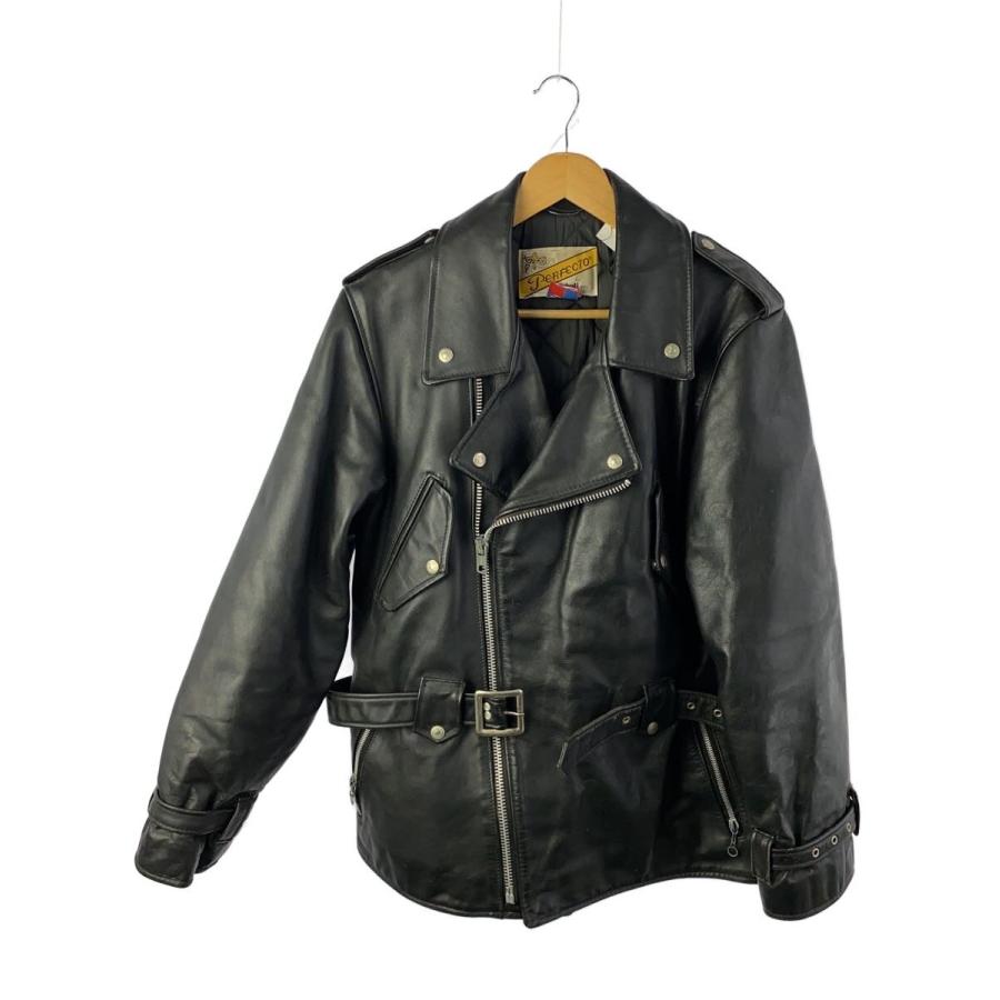 その他ブランド / ダブルライダースジャケット/38/レザー/BLK Schott◇ダブルライダースジャケット/38/レザー/BLK/無地/627