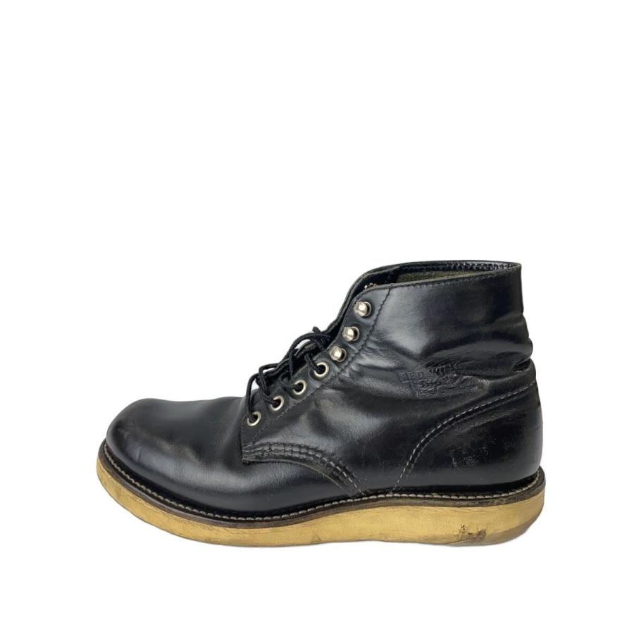 RED WING◇レースアップブーツ/US6/BLK/レザー/8165 : セカンド