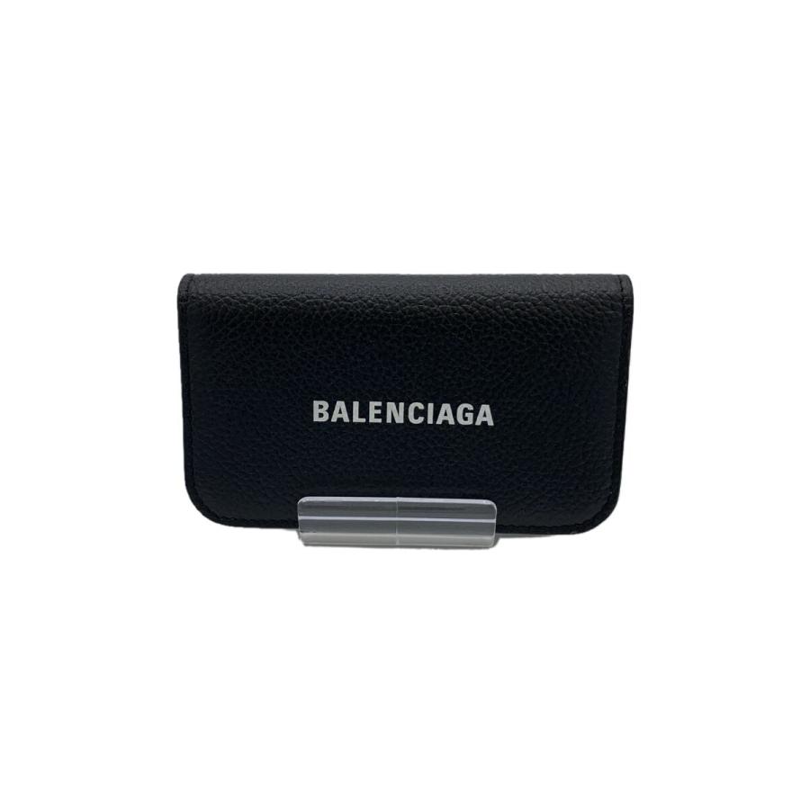 BALENCIAGA◇キーケース/レザー/BLK/メンズ/639820・1090 : セカンド