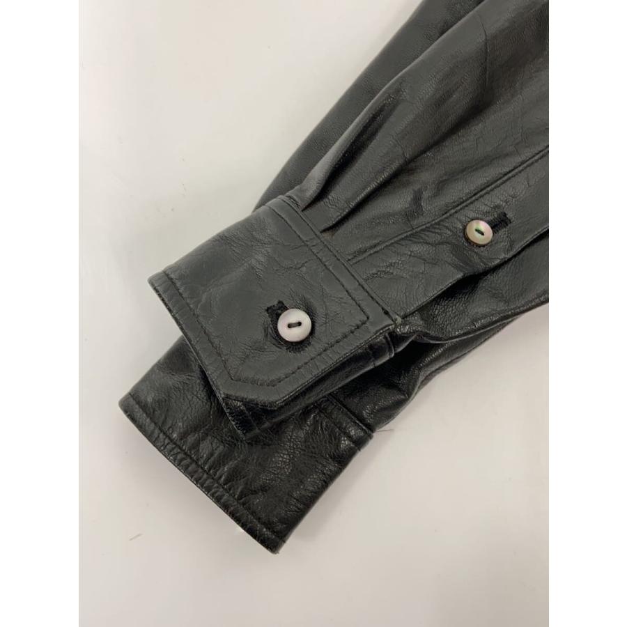 KATHARINE HAMNETT LONDON◇レザージャケット・ブルゾン/M/レザー/BLK