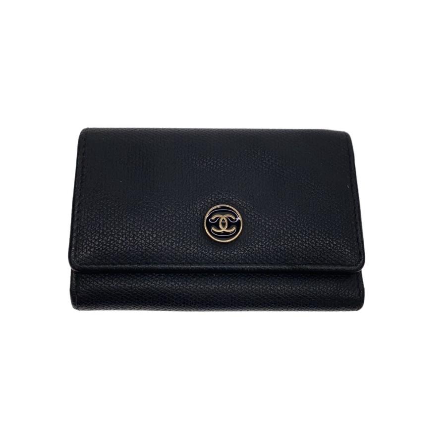 CHANEL◇6連キーケース/レザー/BLK/レディース : セカンドストリート