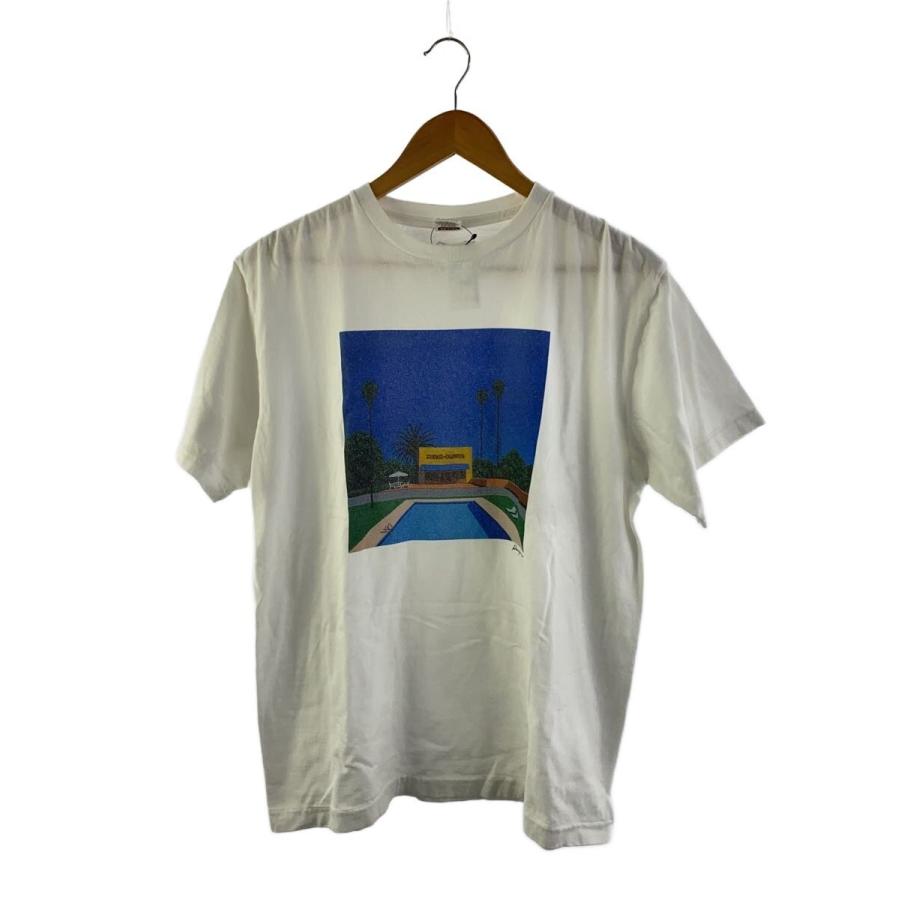 STANDARD CALIFORNIA◇Tシャツ/L/コットン/WHT/プリント : セカンド