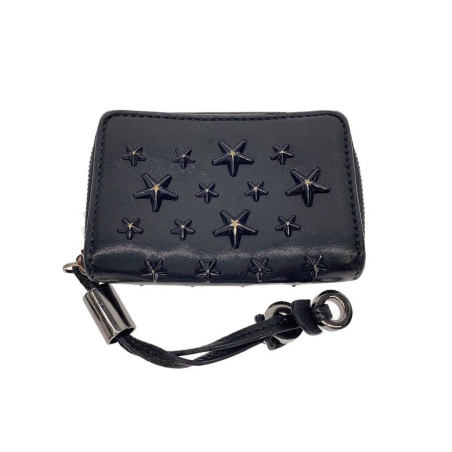 JIMMY CHOO◇コインケース/レザー/BLK/メンズ : セカンドストリート