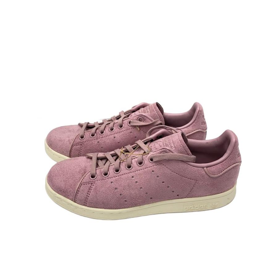 adidas◇アディダス/スタンスミス/GW9724/24.5cm/PNK/スウェード